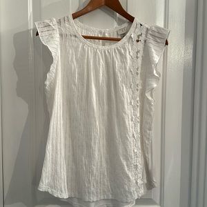 A New Day Mixed Media Top